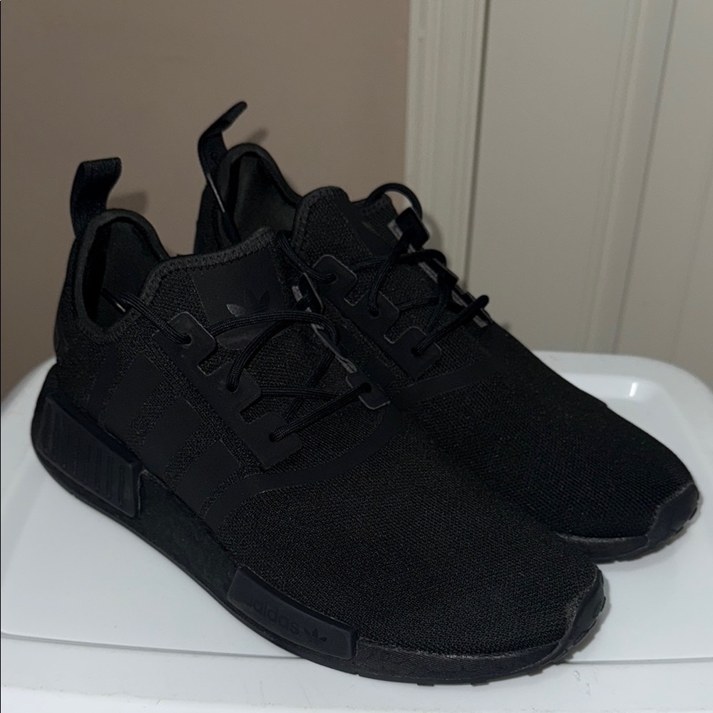 Adidas Men's NMD R1 Black Sneakers